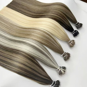 Salon Double Dessiné Nano Anneau Cheveux Russe 100% Cheveux Humains Micro Lien Nano Anneau Extensions De Cheveux Couleur Claire Usine En Gros - Product Image 4