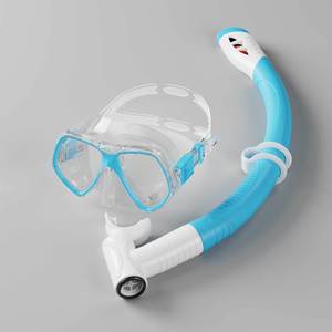 Snorkel sec en TPE pour enfants, équipement de natation durable et entièrement étanche - Product Image 2