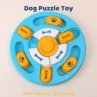 Jouet de puzzle pour chien, gamelle distributrice de friandises à couvercle coulissant, pour l'entraînement IQ et le jeu interactif, pour chiens de petite, moyenne et grande taille