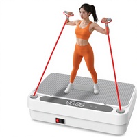 Plateforme vibrante verticale pour tout le corps, en matériau PC, portable, pour usage domestique, amincisseur corporel, Vibro Shaper pour la maison, la salle de sport et le fitness