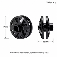 Kit d'embrayage antidérapant en aluminium avec plaque de pression, pièce de rechange LOS212015 pour Buggy RC Mini-T 2.0 Mini-B 1/18, pièces de mise à niveau