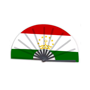 巴勒斯坦国旗13英寸定制手风扇大响拍板折叠风扇大锐舞风扇手持风扇嘉年华风扇 - Product Image 2