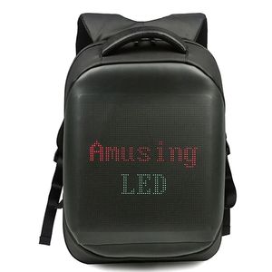 Sac à dos de moto intelligent à LED imperméable personnalisé, écran d'affichage extérieur, sac à casque, sac à dos de moto à LED - Product Image 3