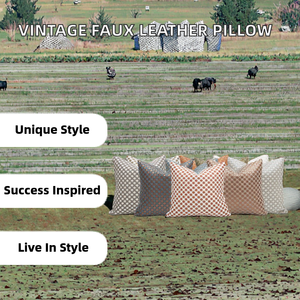 Cojín Decorativo de Lujo de 18 Pulgadas, Tejido a Mano, Piel Sintética, 100% Poliéster, Diseño Geométrico de Puntos, Personalizable, Estilo Vintage, para Hogar y Hotel - Product Image 2