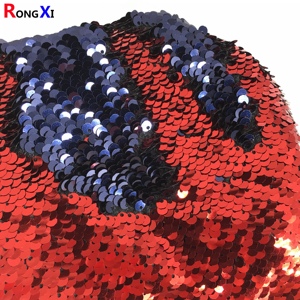 Expédition rapide RXF0430 Design personnalisé 5mm réversible brillant écailles de poisson paillettes fabricants de tissu pour mariage pour les femmes robe - Product Image 6