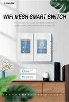 Interruptor Inteligente LANBON 2023 LCD de 1/2/3 Botones para Hogar Inteligente, Compatible con Apple Homekit y Smart Life, por Wifi Mesh, Serie L8
