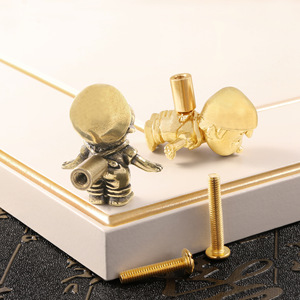 Creative Cute Door Handles Cabinet Pulls Brass Handles for Children Bedroom Wardrobe and <strong>Drawer</strong> - Product Image 3
