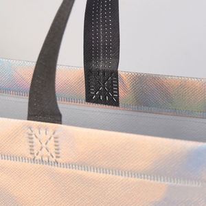 Sac en non-tissé argenté de haute qualité - Product Image 4