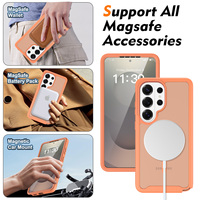 Étui de téléphone magnétique 3 en 1 de haute qualité, comprend un protecteur d'écran pour Samsung Galaxy S26 Ultra, pour Samsung S25, étui de téléphone portable