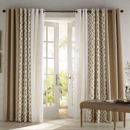 China Factory Wholesale Cheap Price Rideau Rideaux Pour de SalonBlackout Luxury Window Curtains Living Room