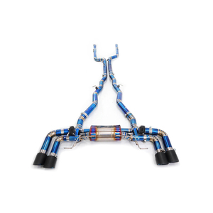 Sistema de Escape Deportivo Ecnal para BMW G30 G31 <span class=keywords><strong>M550i</strong></span> 4.4T 2017-2023, con Válvulas, de Aleación de Titanio Ligero de 1.2mm - Product Image 1