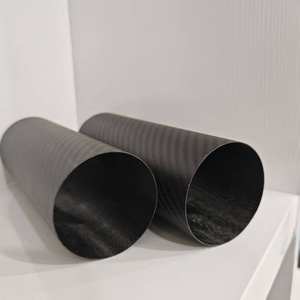 Tubos Redondos de Fibra de Carbono 3K de 2 mm de Espesor, Tubos Especiales Resistentes a la Corrosión para Accesorios Aeroespaciales y Aplicaciones Industriales - Product Image 2