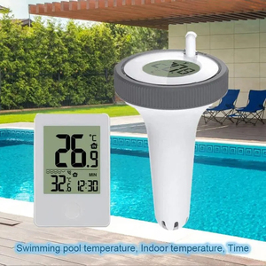 Thermomètre numérique flottant pour piscine, thermomètres d'extérieur pour salles de bain, aquariums et éviers – Vente en gros - Product Image 4