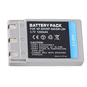 NP-500 NP-600 DR-LB4แบตเตอรี่1200มิลลิแอมป์ต่อชั่วโมงสำหรับมินอลตาดิเมจ G400 G600 G500 400Z KD-310Z <span class=keywords><strong>Konica</strong></span> reio 410Z 420Z 500Z กล้อง510Z - Product Image 2