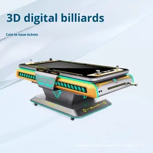Table de billard numérique d'arcade commerciale à monnayeur avec jeu à deux joueurs, numérisation de code <span class=keywords><strong>QR</strong></span> et classement <span class=keywords><strong>en</strong></span> <span class=keywords><strong>ligne</strong></span> - Product Image 5