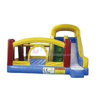 Château gonflable en PVC durable, pour location commerciale, utilisation en fête, portable, pliable, toutes saisons