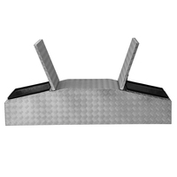 Boîte à outils étanche en aluminium pour camion, camion avec 2 portes d'ouverture