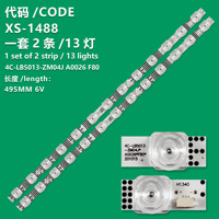 Nouvelle bande LED de rétroéclairage pour téléviseur LCD GIC50LB45-3030F2.1D-V1 4C-LB5013-ZM04J compatible avec TCL 50L8 50F9 TCL 50S525 50S435 50S434 50S433 50P615