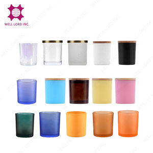 Tarro de vela personalizado de gran durabilidad, tarros de vela de vidrio patentados de lujo para aplicaciones domésticas - Product Image 3