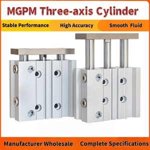 Cylindre pneumatique à double action, tête de cylindre en aluminium, mini-cylindre pneumatique, fabricant de pièces de cylindres pneumatiques - Product Image 4
