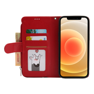 <span class=keywords><strong>Pochette</strong></span> de luxe pour téléphone portable, sacs à fermeture éclair, étui portefeuille pour <span class=keywords><strong>iPhone</strong></span> 15 14 <span class=keywords><strong>13</strong></span> 12 11 Pro Max <span class=keywords><strong>Mini</strong></span> 7 8 X XS XR Plus - Product Image 4