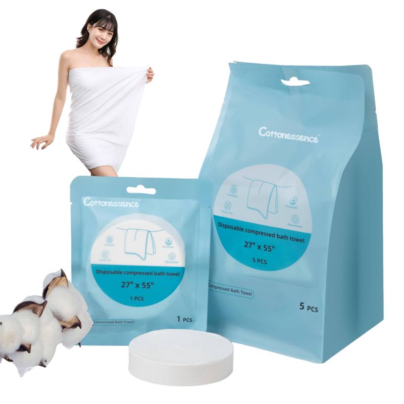 Disposable Compressed Towel Soft Cotton Face