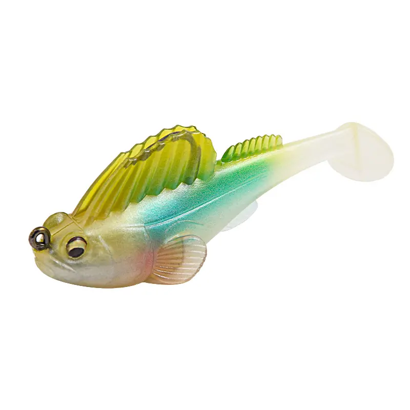 6cm8g Jig Lead Head Pike Perch Bass Soft Swimbait Lure Paddle Tail Silicone Bait Soft Plastic Fishing Lure