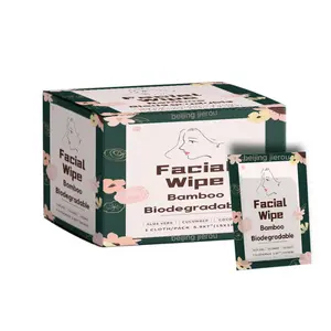 Private Label Natuurlijke Individuele Packet Facial Makeup Remover Cleanser Towelettes En Make Up Verwijderen Veeg