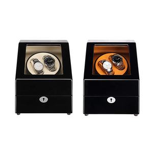 Organisateur de montres <span class=keywords><strong>vide</strong></span> à 5 fentes affichage de collection montres automatiques remontoir rangement boîte de montre organisateur - Product Image 5