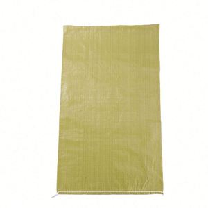 Sacs en plastique tissé PP personnalisés de haute qualité de 25 kg et 50 kg pour l'emballage d'engrais, de ciment, d'aliments pour animaux, de sucre, de farine, de riz avec logo personnalisé - Product Image 1
