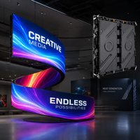 Écran LED d'installation fixe en intérieur, armoire en aluminium moulé sous pression, affichage LED haute définition, conférence, usage commercial