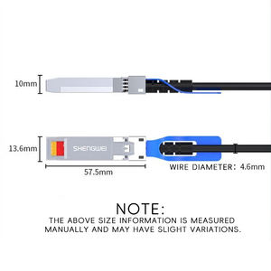 Módulo de Cable de Fibra Óptica Apilado QSFP+DAC, Cable Activo de Conexión Directa de 25 Gigabits, 1-5m, en Stock, Shenwei - Product Image 5