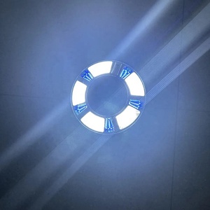 ไฟสวน LED พลังงานแสงอาทิตย์ทรงกลม UFO RGB IP65 ความสว่างสูง 500 วัตต์ วัสดุ ABS กันน้ำ ชาร์จไฟได้ พร้อมเซ็นเซอร์ตรวจจับความเคลื่อนไหว - Product Image 3