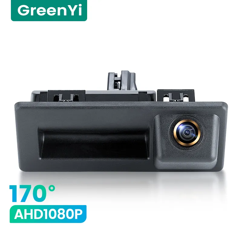 GreenYi 170 HD 1080P araba dikiz kamera için Audi A4L VW Teramont C-TREK Touran L Tiguan Tournamen Skoda araç park AHD