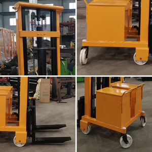 Apilador Eléctrico JINGXIN 1T con Neumáticos Sólidos de Plomo-Ácido, Contrapeso, Altura de Elevación de 1.6M, Certificado CE, 1 Año de Garantía - Product Image 4