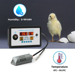 Incubadora de huevos automática <span class=keywords><strong>Digital</strong></span> integrada W9002 DC12V AC220V termostato controlador de temperatura y humedad con temporizador - Product Image 5