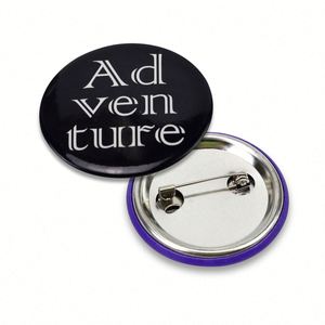 Insignia de botón personalizada de gato de 1.5 pulgadas con impresión CMYK premium para manualidades metálicas - Product Image 3