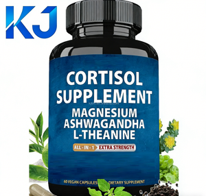 Capsules à base de plantes OEM pour la gestion du cortisol avec <span class=keywords><strong>L</strong></span>-Théanine pour la détoxification, le soutien du sommeil et le soulagement du stress pour les femmes - Product Image 1