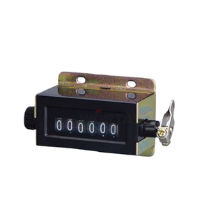 Compteur horaire mécanique pour engins de chantier, design carré, alimentation CC, affichage LCD, stockage de données sur 10 ans, usage industriel - Product Image 1