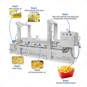 Máquina <span class=keywords><strong>Freidora</strong></span> Comercial OCEAN para Papas Fritas, Pollo y Plátanos, <span class=keywords><strong>Freidora</strong></span> Continua, <span class=keywords><strong>Precio</strong></span> - Product Image 3