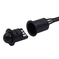 Interrupteur de détection de mouvement infrarouge PIR U12 à commande centralisée 12V 24V pour détection de présence humaine, remplacement facile
