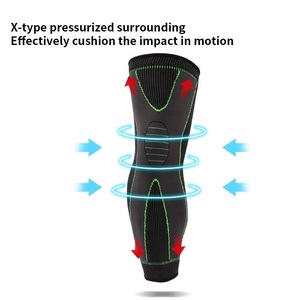 Mangas de compresión de <span class=keywords><strong>pierna</strong></span> completa, rodilleras, levantamiento de pesas de soporte para Protector, artritis, alivio del dolor articular, <span class=keywords><strong>desgarro</strong></span> <span class=keywords><strong>muscular</strong></span> - Product Image 4
