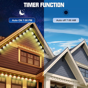 Luces Exteriores Inteligentes Wifi de 100 Pies, Luces Navideñas Permanentes para Exteriores con Luces LED de Estrellas, Resistentes al Agua IP67, DC24V - Product Image 4