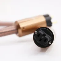 Câble d'alimentation haut de gamme pour amplificateur CD, prise EU, câble HIFI AC, câble d'alimentation EU Schuko
