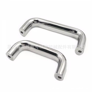 Poignée de meuble ovale en acier inoxydable XAG66 L116, design moderne, antirouille, quincaillerie de meubles - Product Image 3