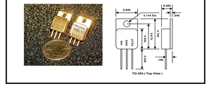 Régulateur de tension hermétique TxMC 0840 TX5321-5 175 ° Composant d'alimentation électrique industrielle résistant aux courts-circuits à haute température - Product Image 2