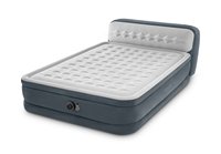 INTEX 64448 Queen Size 2,36mX1,52mX86cm Aufblasbare Doppelmatratze mit Eingebauter Elektrischer Pumpe