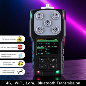 Pump Suction <strong>Portable</strong> 4 Gas <strong>Analyzer</strong> CH2O O3 NO NO2 SO2 C2H4 Diffusion Detector HF C2H2 Gas Monitoring Wireless Transmission - Product Image 2