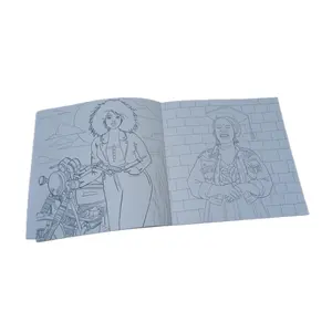 Livre de bandes <span class=keywords><strong>dessin</strong></span>ées à reliure parfaite, personnalisable, pour enfants, avec service d'impression sur mesure de mangas et de dessins sur papier artistique - Product Image 1