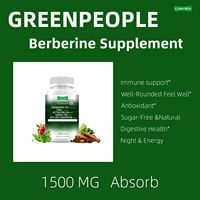 Les meilleurs suppléments de qualité alimentaire extrait de berbérine extrait de cannelle de Ceylan capsules de berbérine soutiennent la perte de poids et la santé intestinale
